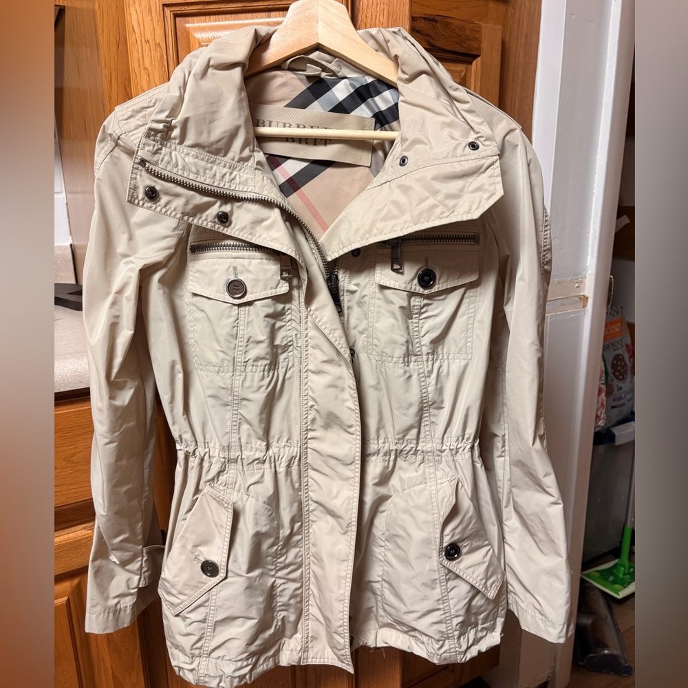 Burberry Light Tan Utility Jacket